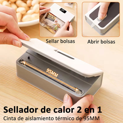 Sellador de bolsas magnético