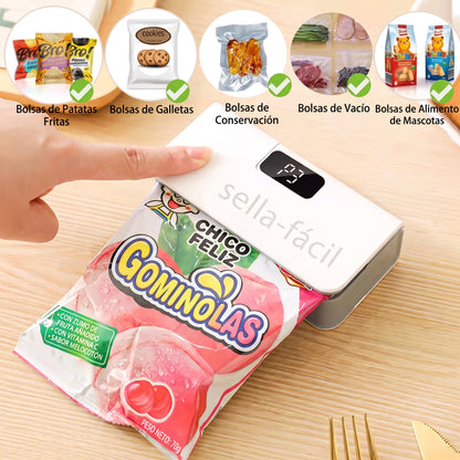Sellador de bolsas magnético